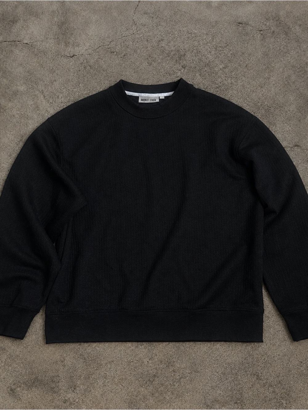 Mens Black Crewneck Sweater - Unbranded